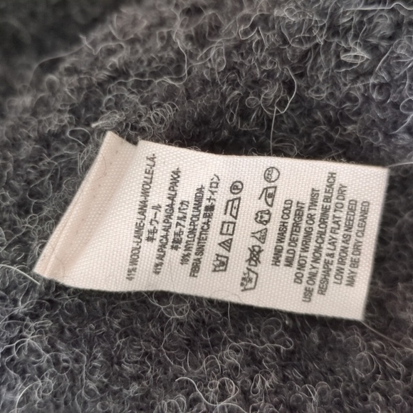Free people Stand and Deliver sleeveless Oversized swing cape wool alpaca mix - Picture 6 of 12